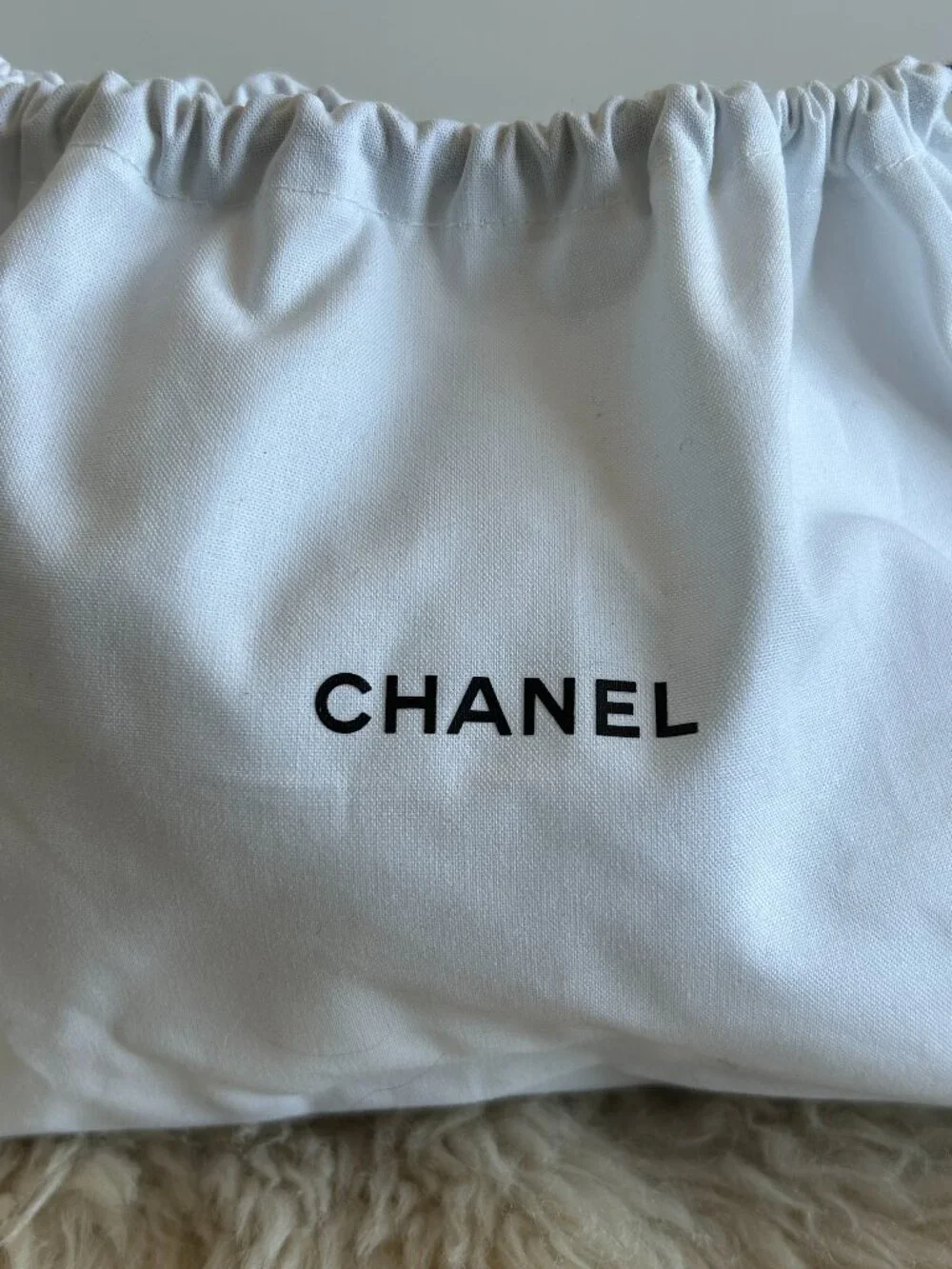 CHANEL drawstring makeup
